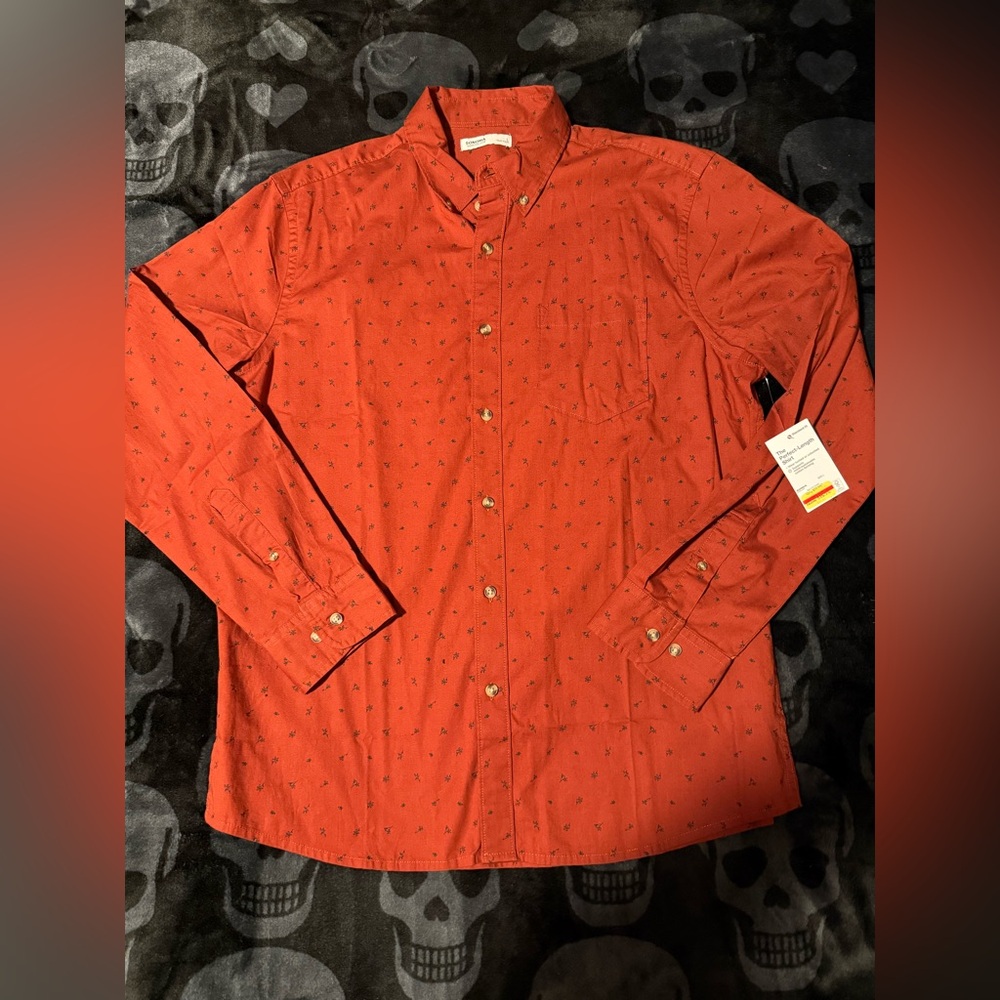 Sonoma Burnt orange button up shirt - Picture 4 of 4